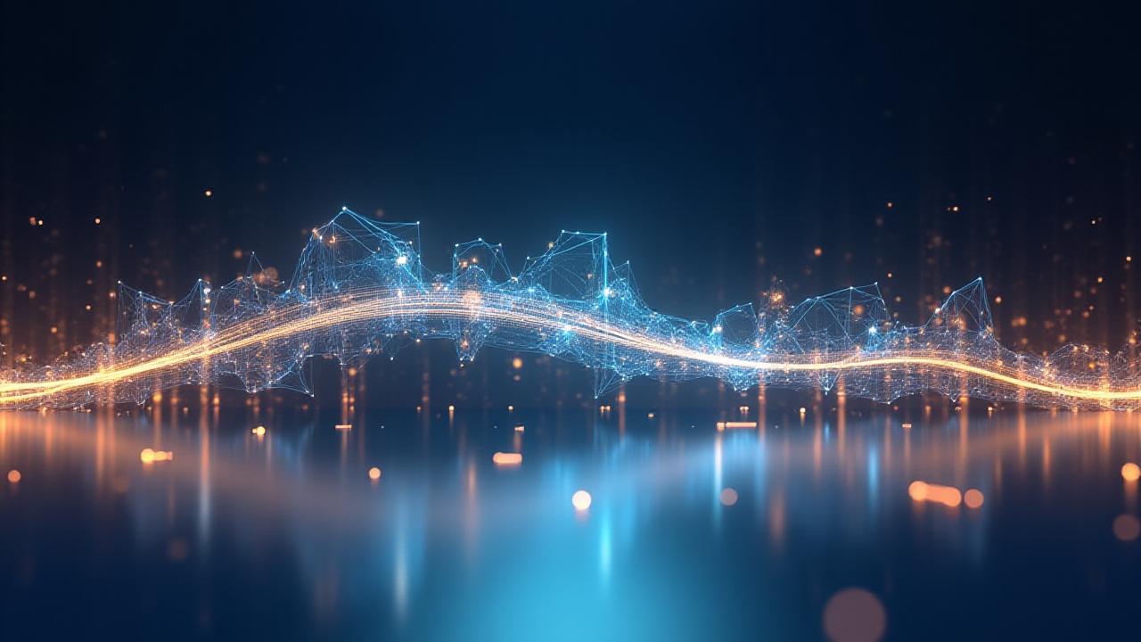 Abstract representation of financial data networks and API integration